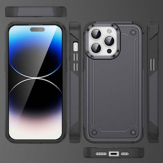 Foto 2 | Funda Tekku Tough Cover Para Iphone 15 Pro Negra