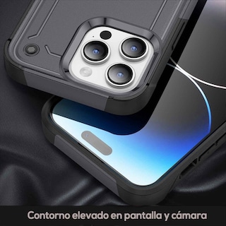 Foto 6 | Funda Tekku Tough Cover Para Iphone 15 Pro Negra