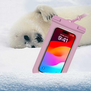 Foto 5 | Funda Tekku Contra Agua Colgante Universal Sumergible Rosa