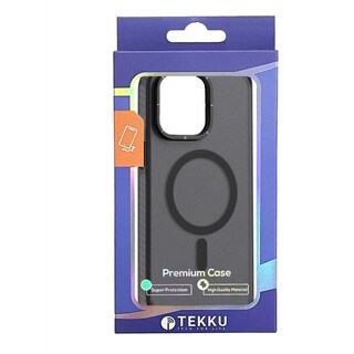 Foto 5 | Funda Tekku Matte Color Para Iphone 15 Pro Max Trans Negra Compatible Con Magsafe