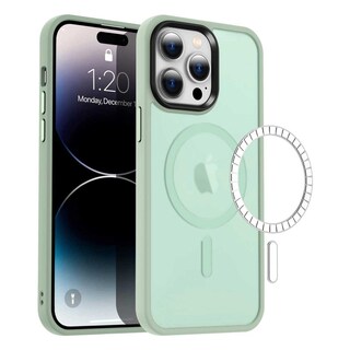 Foto 7 | Funda Tekku Matte Style Para Iphone 15 Pro Max Trans Verde Compatible Con Magsafe