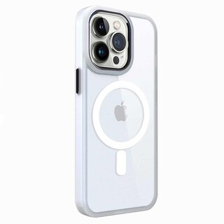 Foto 2 | Funda Tekku Clrcolor Para Iphone 15 Pro Transp Blanco Compatible Con Magsafe