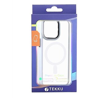 Foto 5 | Funda Tekku Clrcolor Para Iphone 15 Pro Transp Blanco Compatible Con Magsafe