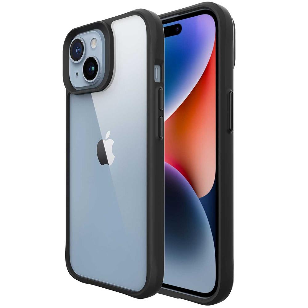 Foto 3 pulgar | Funda Tekku Combat Para Iphone 15 Negra Transparente