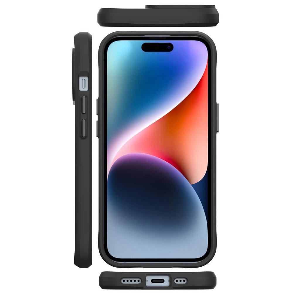 Foto 5 pulgar | Funda Tekku Combat Para Iphone 15 Negra Transparente