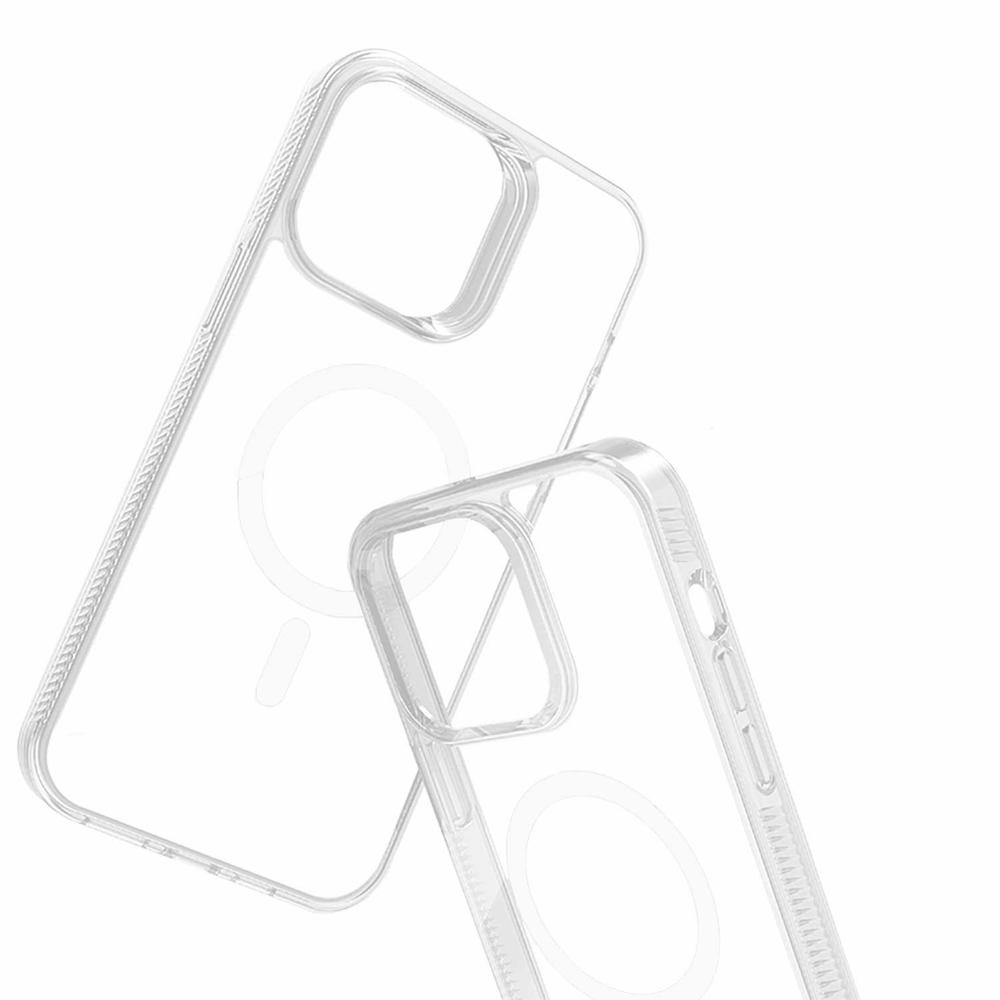 Foto 3 pulgar | Funda Tekku Gstyle Para Iphone 15 Plus Transparente Compatible Con Magsafe