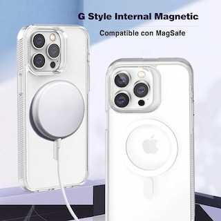 Foto 5 | Funda Tekku Gstyle Para Iphone 15 Plus Transparente Compatible Con Magsafe