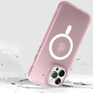 Foto 3 | Funda Tekku Matte Para Iphone 15 Pro Max Trans Rosa Compatible Con Magsafe
