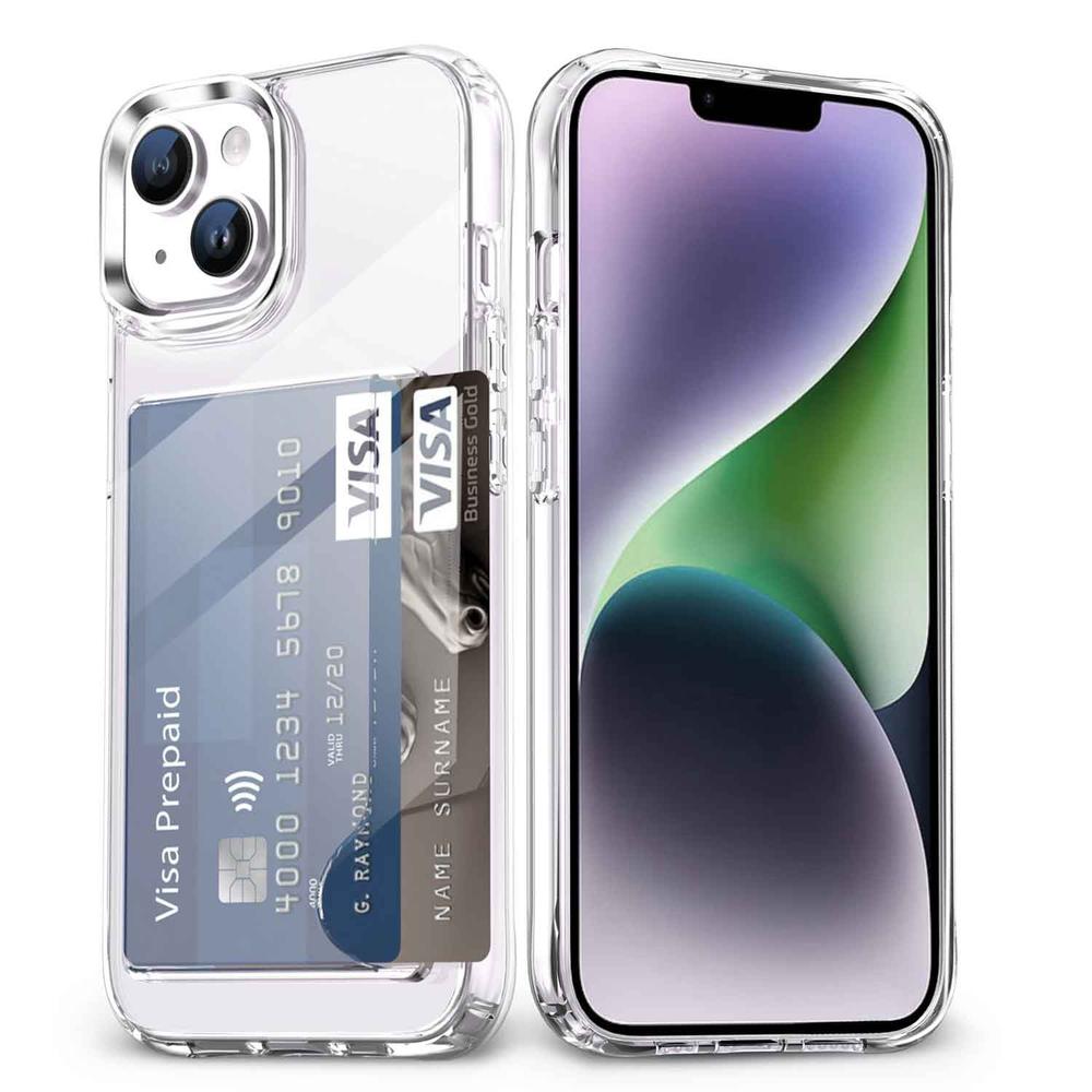 Foto 2 pulgar | Funda Tekku Porta Tarjetas Para Iphone 15 Transparente