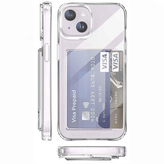 Foto 6 | Funda Tekku Porta Tarjetas Para Iphone 15 Transparente