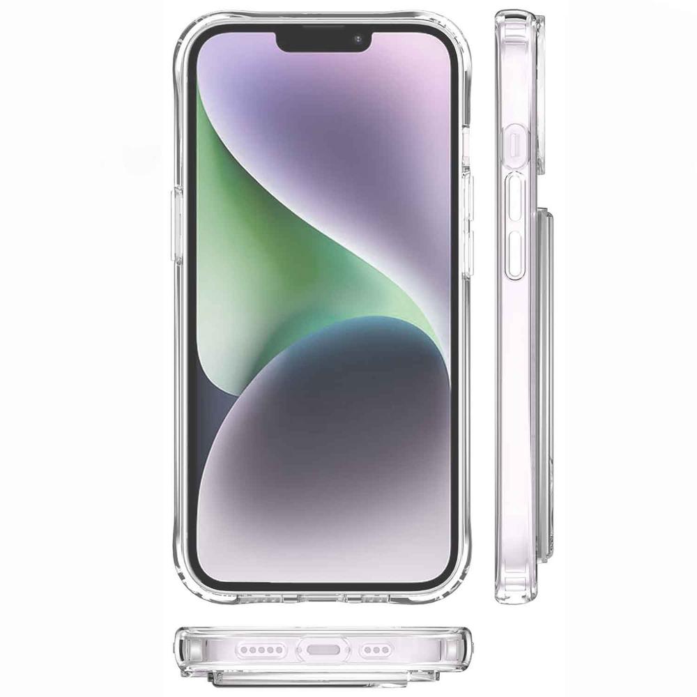 Foto 8 pulgar | Funda Tekku Porta Tarjetas Para Iphone 15 Transparente