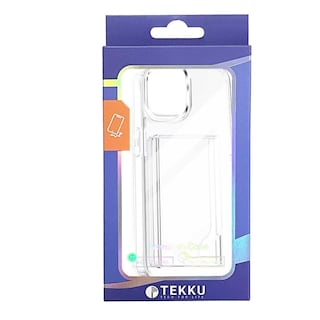 Foto 8 | Funda Tekku Porta Tarjetas Para Iphone 15 Transparente