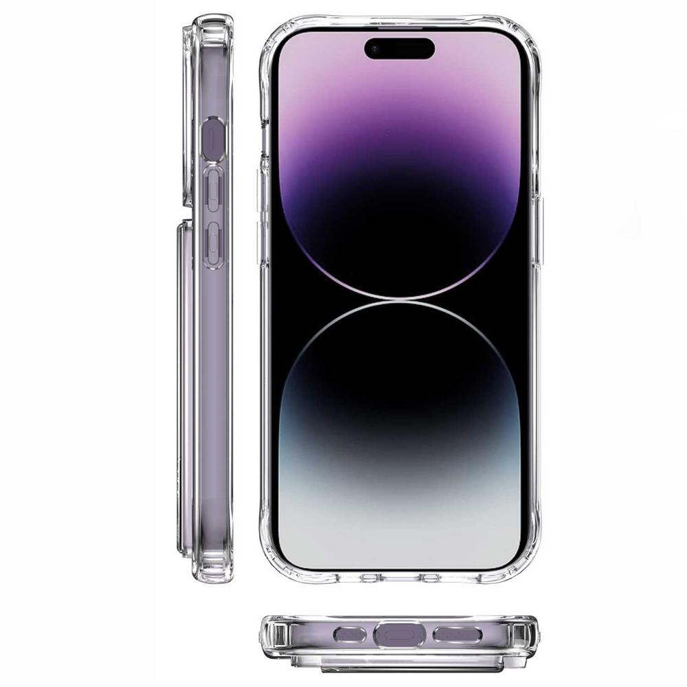 Foto 4 pulgar | Funda Tekku Porta Tarjetas Para Iphone 15 Pro Max Transparente