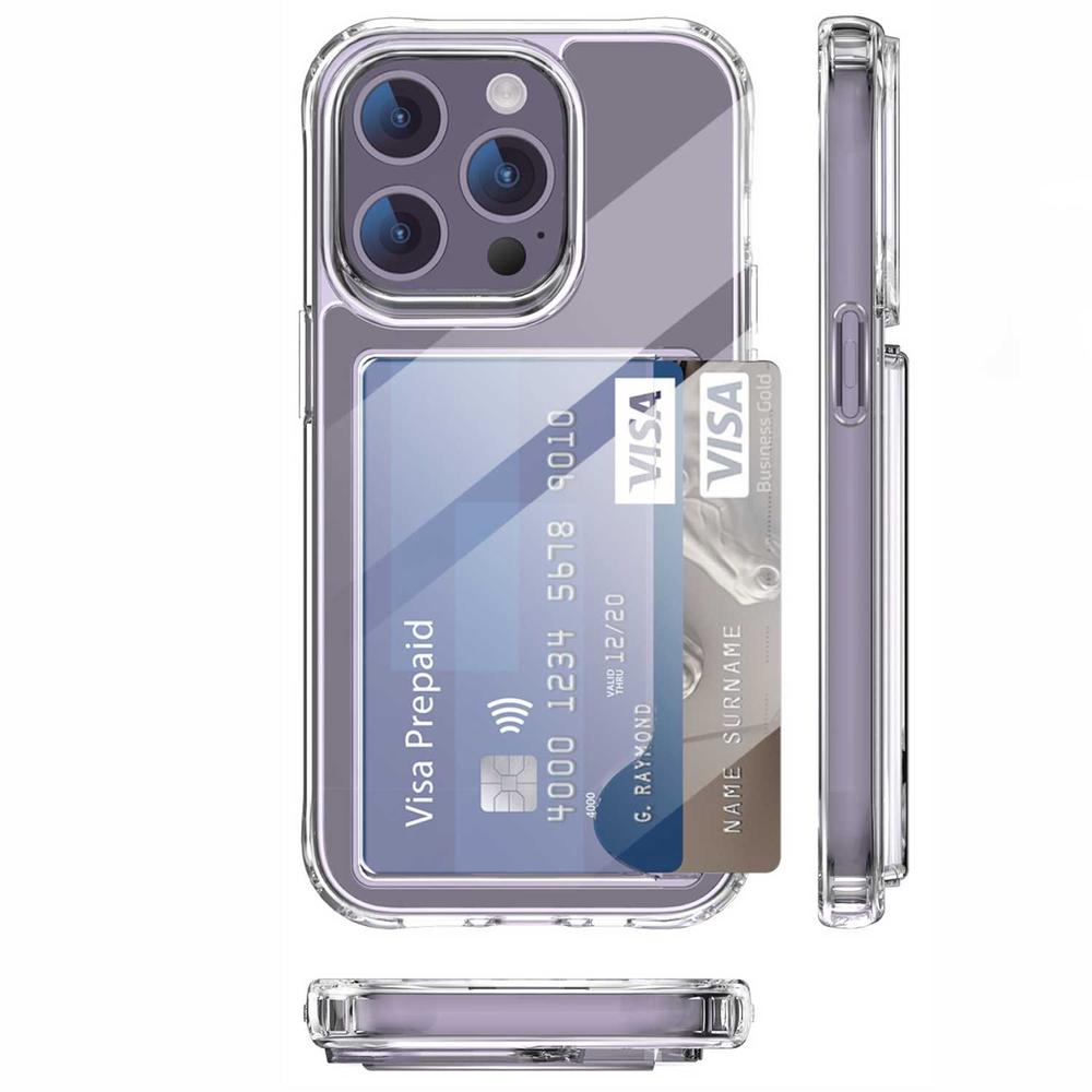 Foto 4 | Funda Tekku Porta Tarjetas Para Iphone 15 Pro Max Transparente