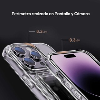 Foto 6 | Funda Tekku Porta Tarjetas Para Iphone 15 Pro Max Transparente