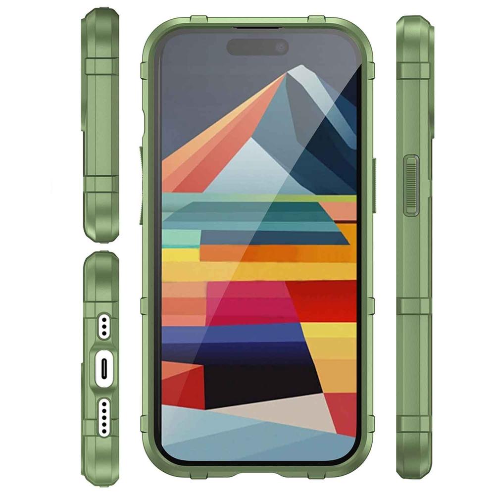 Foto 3 | Funda Tekku Rugged Shield Para Iphone 15 Verde