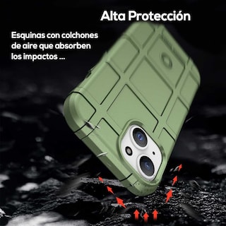 Foto 5 | Funda Tekku Rugged Shield Para Iphone 15 Verde