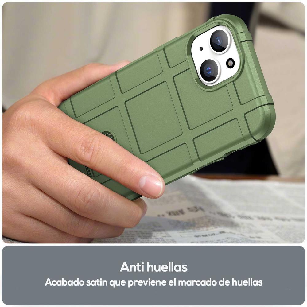 Foto 7 pulgar | Funda Tekku Rugged Shield Para Iphone 15 Verde