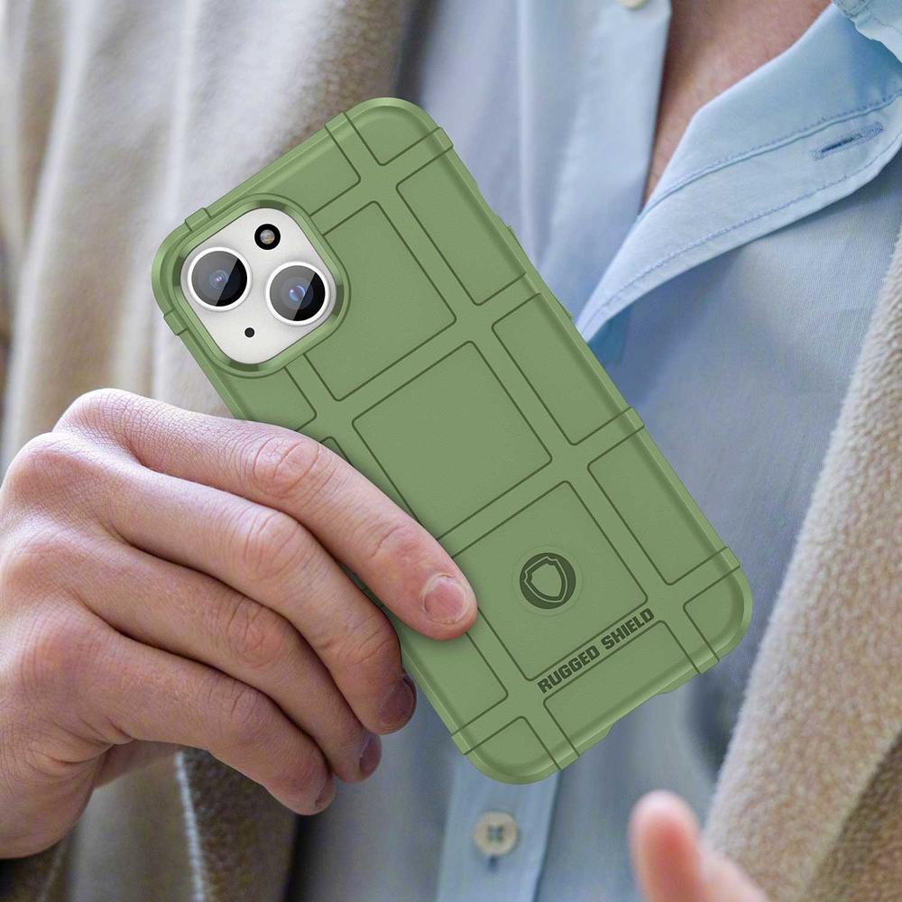 Foto 9 pulgar | Funda Tekku Rugged Shield Para Iphone 15 Verde
