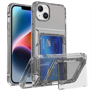 Foto 2 | Funda Tekku Tpu Tarjetero Para Iphone 15 Plus Humo