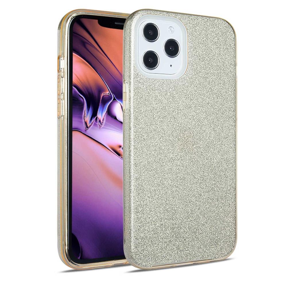 Foto 2 | Funda Tekku Tpu Doble Capa Brillos Para Iphone 15 Pro Max Oro Glitter