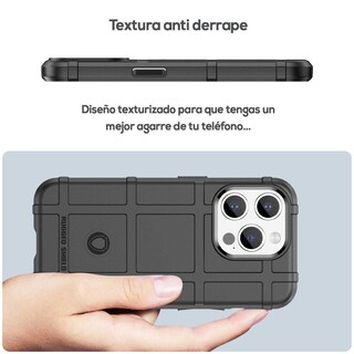 Foto 6 | Funda Tekku Rugged Shield Para Iphone 15 Pro Negra