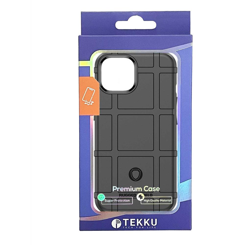 Foto 9 pulgar | Funda Tekku Rugged Shield Para Iphone 15 Pro Negra