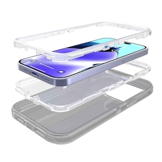Foto 2 | Funda Tekku Protect 360 Para Iphone 15 Pro Max Humo
