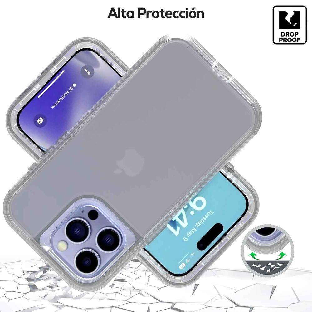 Foto 4 pulgar | Funda Tekku Protect 360 Para Iphone 15 Pro Max Humo