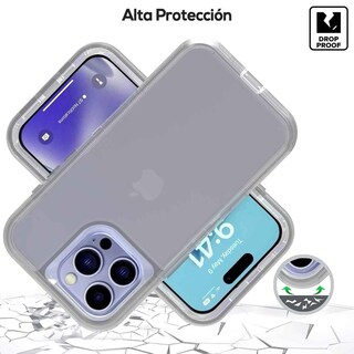 Foto 3 | Funda Tekku Protect 360 Para Iphone 15 Pro Max Humo