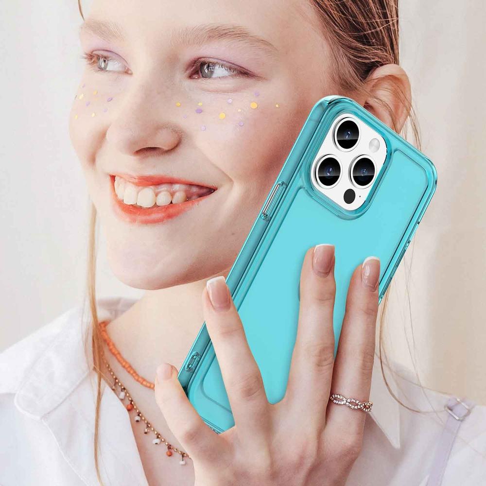 Foto 7 pulgar | Funda Tekku Tpu Rugged Para Iphone 15 Pro Max Azul