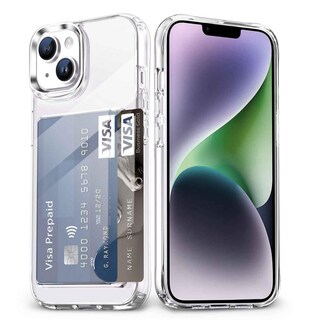 Foto 1 | Funda Tekku Porta Tarjetas Para Iphone 15 Plus Transparente