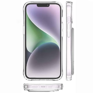 Foto 7 | Funda Tekku Porta Tarjetas Para Iphone 15 Plus Transparente