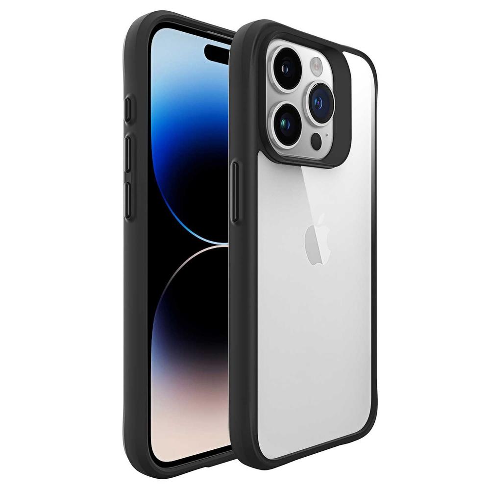 Foto 2 pulgar | Funda Tekku Combat Para Iphone 15 Pro Max Negra Transparente