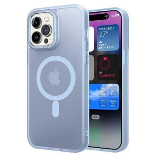 Foto 1 | Funda Tekku Matte Para Iphone 15 Pro Max Trans Azul Compatible Con Magsafe