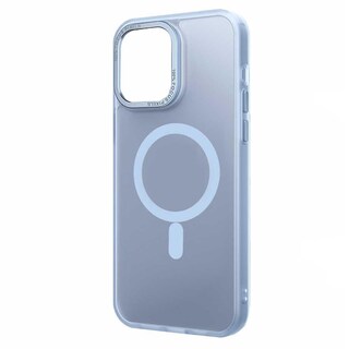 Foto 2 | Funda Tekku Matte Para Iphone 15 Pro Max Trans Azul Compatible Con Magsafe