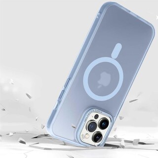 Foto 3 | Funda Tekku Matte Para Iphone 15 Pro Max Trans Azul Compatible Con Magsafe