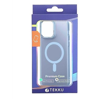 Foto 4 | Funda Tekku Matte Para Iphone 15 Pro Max Trans Azul Compatible Con Magsafe