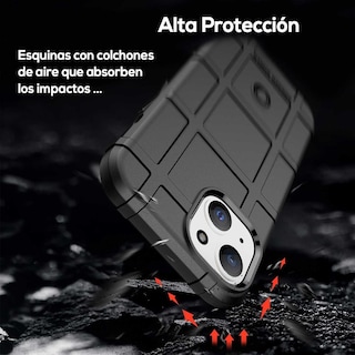 Foto 5 | Funda Tekku Rugged Shield Para Iphone 15 Negra