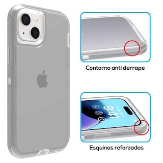 Foto 4 | Funda Tekku Protect 360 Para Iphone 15 Humo