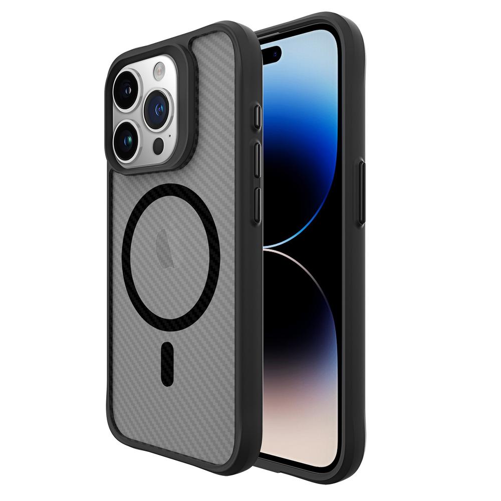Foto 1 | Funda Tekku Combat Carbon Para Iphone 15 Pro Max Negra Compatible Con Magsafe