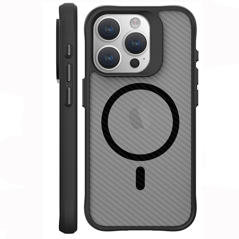 Foto 3 | Funda Tekku Combat Carbon Para Iphone 15 Pro Max Negra Compatible Con Magsafe