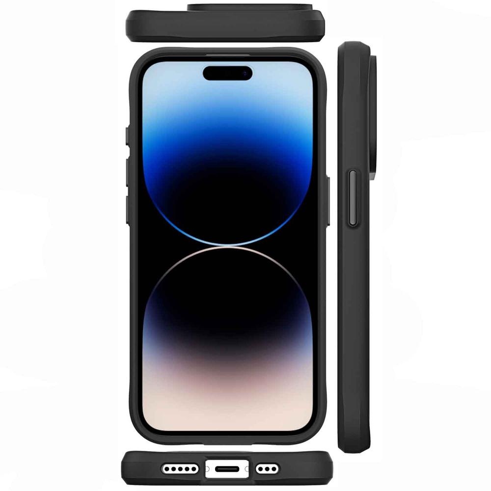 Foto 4 | Funda Tekku Combat Carbon Para Iphone 15 Pro Max Negra Compatible Con Magsafe