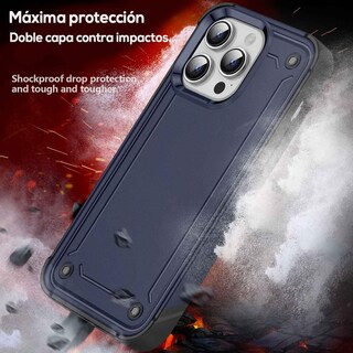 Foto 5 | Funda Tekku Tough Cover Para Iphone 15 Pro Max Azul