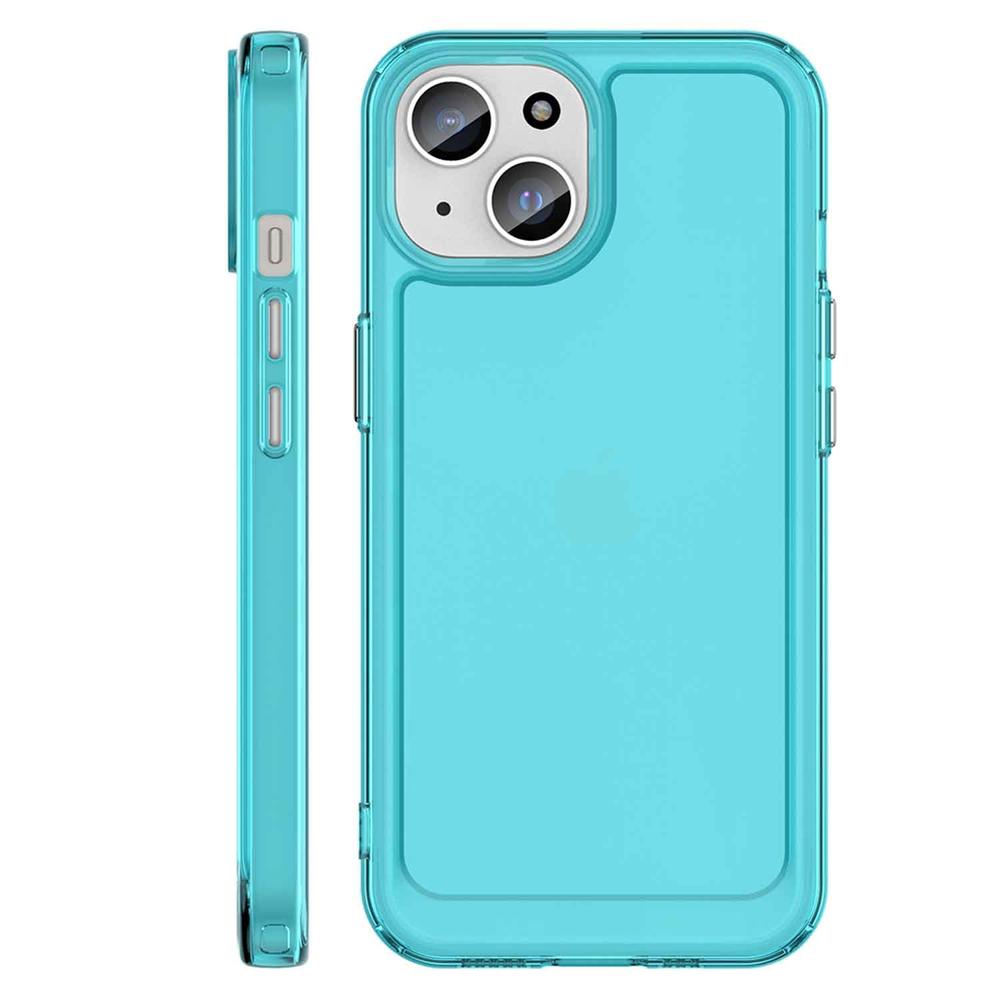 Foto 4 pulgar | Funda Tekku Tpu Rugged Para Iphone 15 Azul Translucido