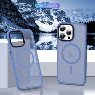 Foto 2 | Funda Tekku Matte Style Para Iphone 15 Pro Max Trans Azul Compatible Con Magsafe