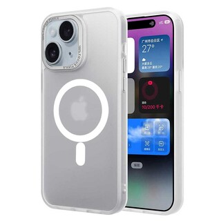 Foto 1 | Funda Tekku Matte Para Iphone 15 Trans Blanco Compatible Con Magsafe