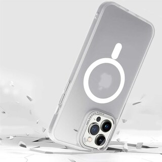 Foto 3 | Funda Tekku Matte Para Iphone 15 Trans Blanco Compatible Con Magsafe