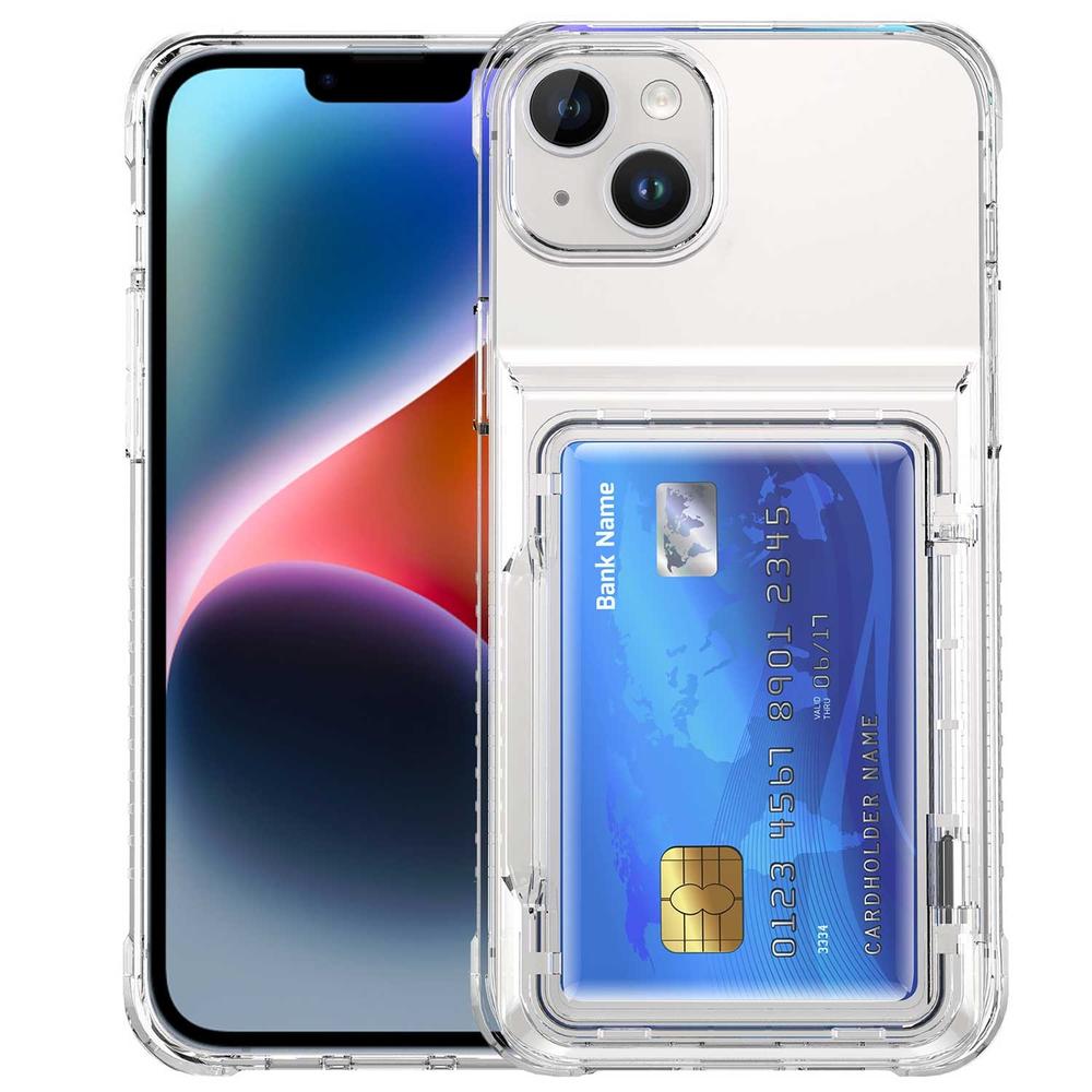 Foto 2 | Funda Tekku Tpu Tarjetero Para Iphone 15 Transparente