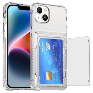 Foto 3 | Funda Tekku Tpu Tarjetero Para Iphone 15 Transparente